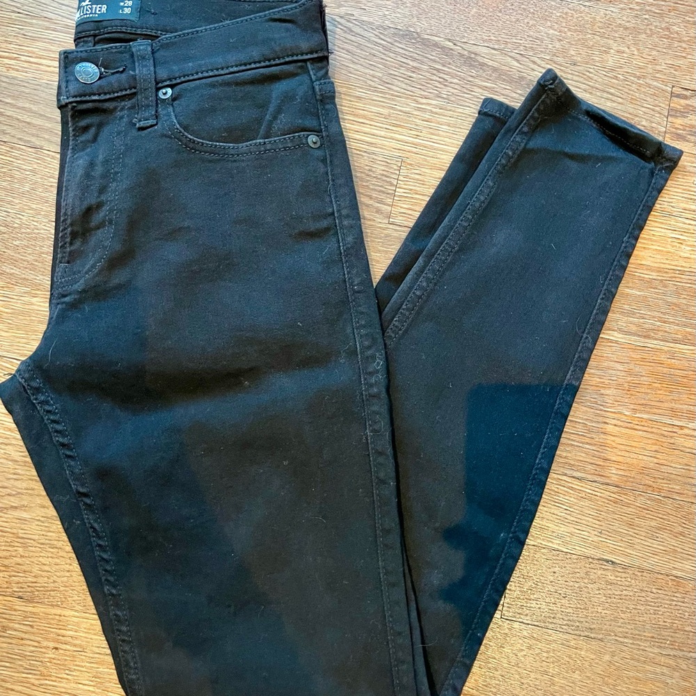 Hollister Black Skinny Jeans for Men